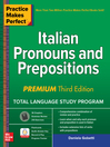 Cover image for Italian Pronouns and Prepositions